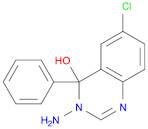 4-Quinazolinol, 3-amino-6-chloro-3,4-dihydro-4-phenyl-