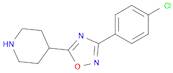 Piperidine, 4-[3-(4-chlorophenyl)-1,2,4-oxadiazol-5-yl]-