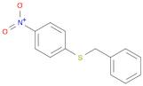 Benzene, 1-nitro-4-[(phenylmethyl)thio]-