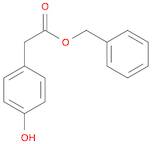 Benzeneacetic acid, 4-hydroxy-, phenylmethyl ester