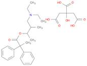 Propionic acid, 2,2-diphenyl-, 3-(diethylamino)-1,2-dimethylpropyl ester, citrate (1:1) (8CI)