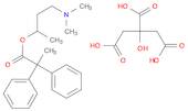 Propionic acid, 2,2-diphenyl-, 3-(dimethylamino)-1-methylpropyl ester, citrate (1:1) (8CI)