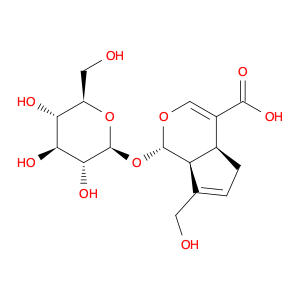 Cyclopenta[c]pyran-4-carboxylic acid, 1-(β-D-glucopyranosyloxy)-1,4a,5,7a-tetrahydro-7-(hydroxymet…