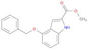 1H-Indole-2-carboxylic acid, 4-(phenylmethoxy)-, methyl ester