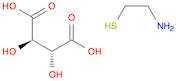 Ethanethiol, 2-amino-, (2R,3R)-2,3-dihydroxybutanedioate (1:1)