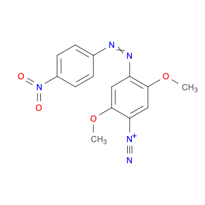 Benzenediazonium, 2,5-dimethoxy-4-[2-(4-nitrophenyl)diazenyl]-