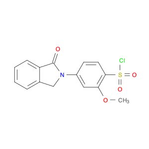 Benzenesulfonyl chloride, 4-(1,3-dihydro-1-oxo-2H-isoindol-2-yl)-2-methoxy-