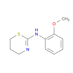 4H-1,3-Thiazin-2-amine, 5,6-dihydro-N-(2-methoxyphenyl)-