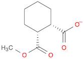 1,2-Cyclohexanedicarboxylic acid, 1-methyl ester, (1R,2S)-rel-