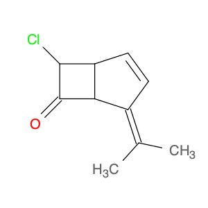 Bicyclo[3.2.0]hept-2-en-6-one, 7-chloro-4-(1-methylethylidene)-