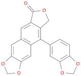 Furo[3',4':6,7]naphtho[2,3-d]-1,3-dioxol-6(8H)-one, 9-(1,3-benzodioxol-5-yl)-