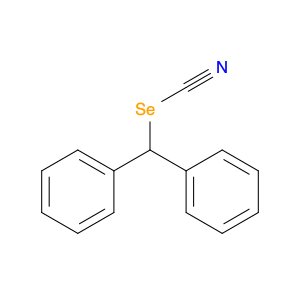 Selenocyanic acid, diphenylmethyl ester