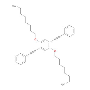 Benzene, 1,4-bis(octyloxy)-2,5-bis(2-phenylethynyl)-