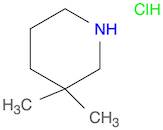 Piperidine, 3,3-dimethyl-, hydrochloride (1:1)