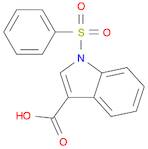 1H-Indole-3-carboxylic acid, 1-(phenylsulfonyl)-