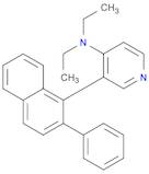 4-Pyridinamine, N,N-diethyl-3-(2-phenyl-1-naphthalenyl)-