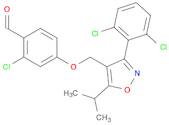 Benzaldehyde, 2-chloro-4-[[3-(2,6-dichlorophenyl)-5-(1-methylethyl)-4-isoxazolyl]methoxy]-