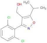 4-Isoxazolemethanol, 3-(2,6-dichlorophenyl)-5-(1-methylethyl)-