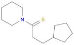 1-Propanethione, 3-cyclopentyl-1-(1-piperidinyl)-