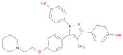 Phenol, 4-[1-(4-hydroxyphenyl)-4-methyl-5-[4-[2-(1-piperidinyl)ethoxy]phenyl]-1H-pyrazol-3-yl]-