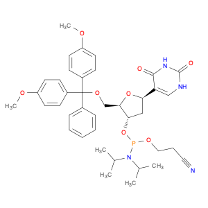 2,4(1H,3H)-Pyrimidinedione, 5-[5-O-[bis(4-methoxyphenyl)phenylmethyl]-3-O-[[bis(1-methylethyl)amin…