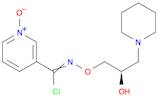 3-Pyridinecarboximidoyl chloride, N-[(2R)-2-hydroxy-3-(1-piperidinyl)propoxy]-, 1-oxide