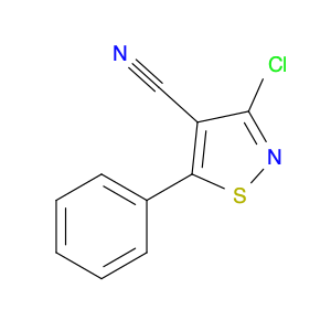 4-Isothiazolecarbonitrile, 3-chloro-5-phenyl-