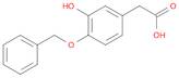 Benzeneacetic acid, 3-hydroxy-4-(phenylmethoxy)-