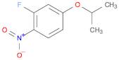 Benzene, 2-fluoro-4-(1-methylethoxy)-1-nitro-