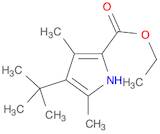 1H-Pyrrole-2-carboxylic acid, 4-(1,1-dimethylethyl)-3,5-dimethyl-, ethyl ester