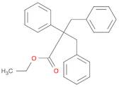 Propionic acid, 2-benzyl-2,3-diphenyl-, ethyl ester (7CI,8CI)