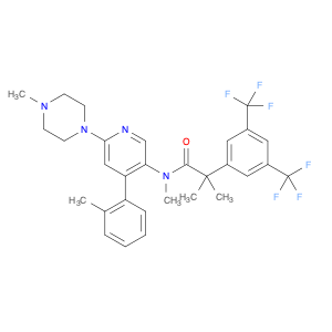 Benzeneacetamide, N,α,α-trimethyl-N-[4-(2-methylphenyl)-6-(4-methyl-1-piperazinyl)-3-pyridinyl]-...