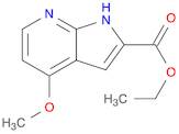 1H-Pyrrolo[2,3-b]pyridine-2-carboxylic acid, 4-methoxy-, ethyl ester