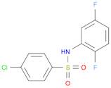 Benzenesulfonamide, 4-chloro-N-(2,5-difluorophenyl)-