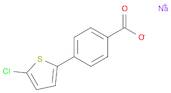 Benzoic acid, 4-(5-chloro-2-thienyl)-, sodium salt (1:1)