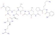 L-Argininamide, N2-(2-aminobenzoyl)-L-lysyl-L-prolyl-L-leucylglycyl-L-leucyl-3-[(2,4-dinitrophenyl…