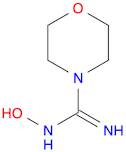 4-Morpholinecarboximidamide, N-hydroxy-