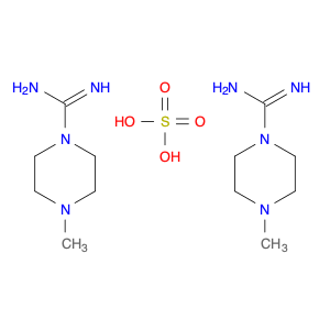 1-Piperazinecarboximidamide, 4-methyl-, sulfate (2:1)