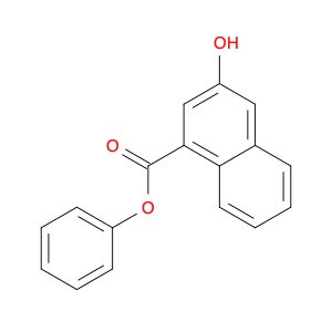1-Naphthalenecarboxylic acid, 3-hydroxy-, phenyl ester