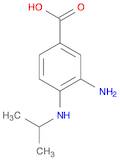 Benzoic acid, 3-amino-4-[(1-methylethyl)amino]-