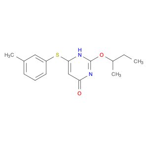 2-(sec-Butoxy)-6-(m-tolylthio)pyrimidin-4(1H)-one