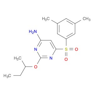 2-(sec-Butoxy)-6-((3,5-dimethylphenyl)sulfonyl)pyrimidin-4-amine