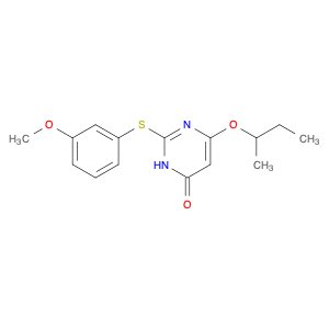 6-(sec-Butoxy)-2-((3-methoxyphenyl)thio)pyrimidin-4(3H)-one