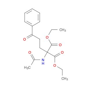 Propanedioic acid, 2-(acetylamino)-2-(3-oxo-3-phenylpropyl)-, 1,3-diethyl ester