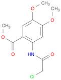 Benzoic acid, 2-[(2-chloroacetyl)amino]-4,5-dimethoxy-, methyl ester