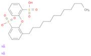 Benzenesulfonic acid, dodecyl(sulfophenoxy)-, sodium salt (1:2)