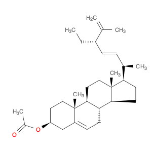 Stigmasta-5,22,25-trien-3-ol, 3-acetate, (3β,22E,24S)-