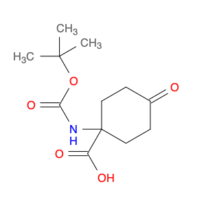 Cyclohexanecarboxylic acid, 1-[[(1,1-dimethylethoxy)carbonyl]amino]-4-oxo-