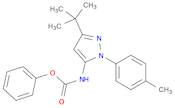 Carbamic acid, N-[3-(1,1-dimethylethyl)-1-(4-methylphenyl)-1H-pyrazol-5-yl]-, phenyl ester