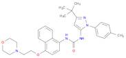 Urea, N-[3-(1,1-dimethylethyl)-1-(4-methylphenyl)-1H-pyrazol-5-yl]-N'-[4-[2-(4-morpholinyl)ethoxy]…